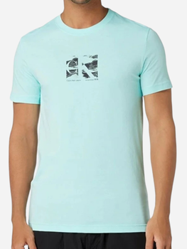 Koszulka męska bawełniana Calvin Klein Jeans J30J325204-CCP XL Miętowa (8720109367348)