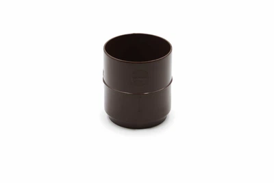 Муфта трубы RainWay 75 мм Коричневая, RAL 8017