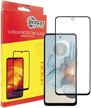 Захисне скло DENGOS для Motorola Moto G24/G24 Power Black (TGFG-353)