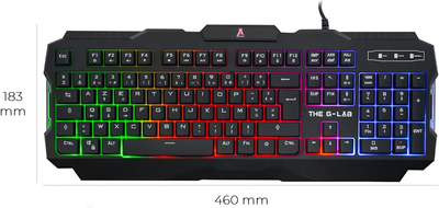 Клавіатура + мишка The G-Lab Helium Black g3