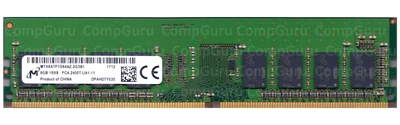 Оперативная память для ПК Micron DDR4 8GB 2400MHz UDIMM 1Rx8 PC4-2400T (MTA8ATF1G64AZ-2G3B1) б/у
