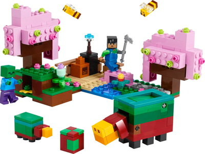 Zestaw klocków Lego Minecraft Wiśniowy ogród 304 elementów (21260)