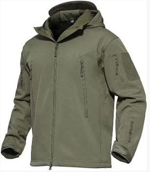 Куртка Soft Shell MAGCOMSEN тактическая армейская, цвет Olive, 4296521225-XL