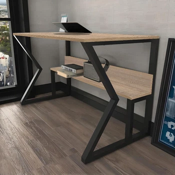 Стіл офісний/комп’ютерний у стилі Лофт каркас металевий StepLoft Comp-table-196