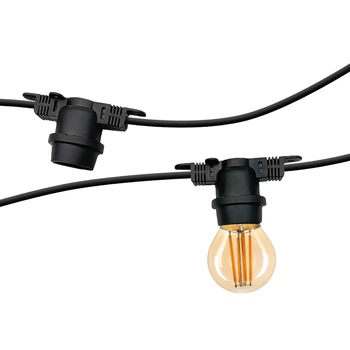 Гірлянда Violux STARS патрон 10хЕ27 5м IP65 чорний (950013)