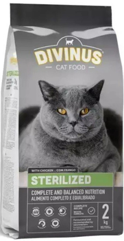 Сухой корм Divinus Cat Sterilized для стерилізованих котів 2 кг (5600276940489)