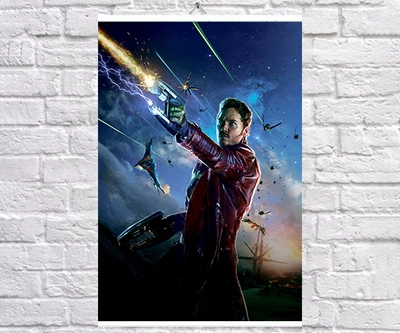Постер BEGEMOT Вартові галактики Пітер Джейсон Квилл Зоряний лорд Guardians of the Galaxy 40x61 см (1120925)