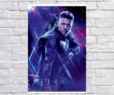 Постер BEGEMOT Мстители Супергерои MARVEL Соколиный Глаз Клинтон Фрэнсис Бартон 40x61 см (1120976)