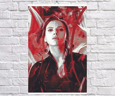 Постер BEGEMOT Мстители Супергерои MARVEL Наталья Романов Черная вдова 40x61 см (1120988)