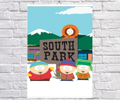 Постер-плакат BEGEMOT Мультфільм Південний Парк South Park 61х90 см (1121512-1)
