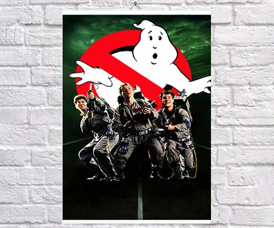Постер плакат BEGEMOT Старые фильмы Охотники за привидениями Ghostbusters 40x61 см (1121583)