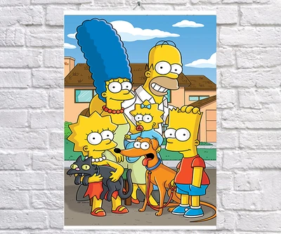 Постер плакат BEGEMOT Симпсоны Simpsons 61х90 см (1121616-1)