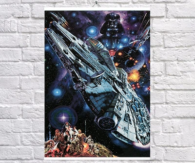 Постер-плакат BEGEMOT Ретро Зоряні Війни Star Wars 40x61 см (1121632)