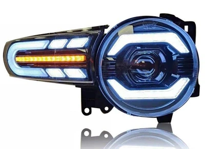 Передні альтернативна тюнінг оптика фари LED на Toyota FJ Cruiser FULL LED 06-14 комплект Тойота ФДЖ Крузер L2789