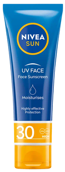 Зволожуючий сонцезахисний крем для обличчя NIVEA Sun з високим ступенем захисту SPF 30 50 мл (42449027)