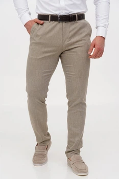 Штаны slim fit Trend Collection 1249 бежевый (colour 2) 30