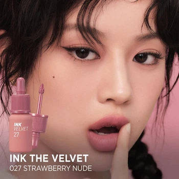 Матовый тинт для губ Peripera New Ink The Velvet #27 Strawberry Nude 4 мл