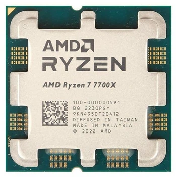 Процесор AMD Ryzen 7 7700X (100-000000591) (Socket AM5, 16T, 5.4 ГГц, Tray)