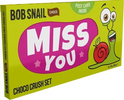 Набір цукерок Bob Snail Ягідно-фруктових в шоколаді 30 г х 5 шт