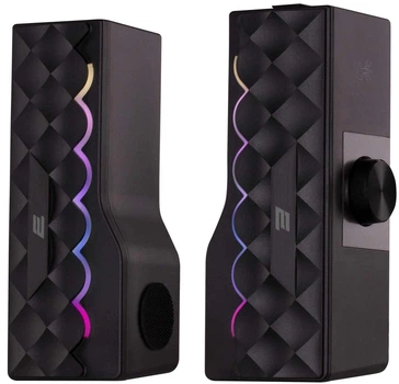 Акустична система 2E 2.0 PCS232 RGB Matrix USB Black (2E-PCS232BK)