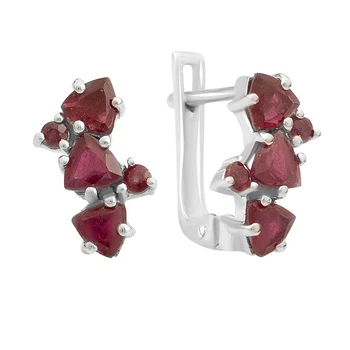 Срібна каблучка з натуральним рубіном 1.313ct (2157823)