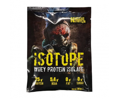 Сироватковий протеїн Nuclear nutrition - Isotope whey isolate 30 gramm (EU-Poland)Сникерс (Snikers)