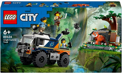 Конструктор LEGO City Позашляховик для дослідження джунглів 314 деталей (60426) 