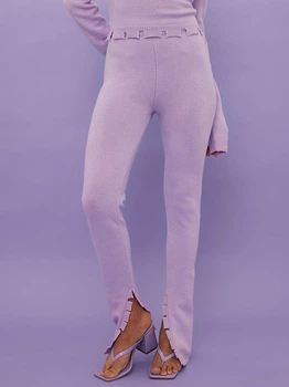 Брюки женские NA-KD 1018-009006-0368 XXS/XS Сиреневые (7325946315050)