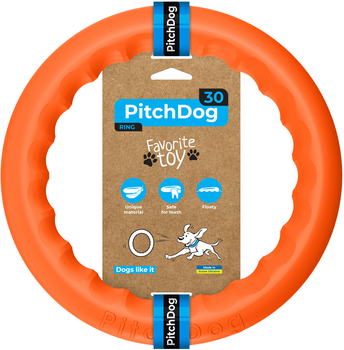 Pierścień do portowania Pitch Dog 28 cm Pomarańczowy (4823089361444)