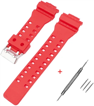 Ремешок для Casio G-Shock GA-100/110 Red SI
