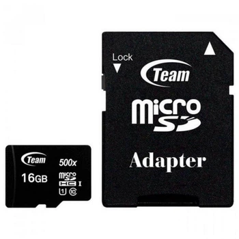 Карта пам'яті microSD 16Gb Team Class 10 UHS-I (TUSDH16GCL10U03)