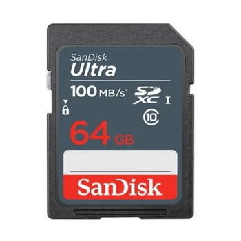 Карта пам'яті SD 64Gb SanDisk Ultra class 10 UHS-1 (SDSDUNR-064G-GN3IN)