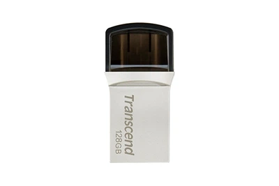Флешка USB Type-C 128Gb Transcend JetFlash 890 Silver (TS128GJF890S)