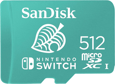Карта памяти microSD 512Gb SanDisk for Nintendo Switch (SDSQXAO-512G-GNCZN)