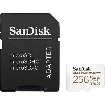 Карта памяти microSD 256Gb SanDisk MAX Endurance + SD-адаптер (SDSQQVR-256G-GN6IA)