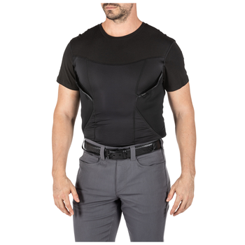 Футболка-кобура 5.11 Tactical CAMS Short Sleeve Baselayer L Black