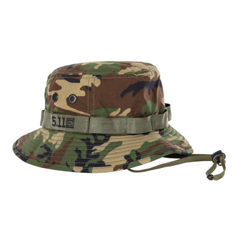 Панама тактична 5.11 Tactical® Boonie Hat Woodland L/XL Woodland