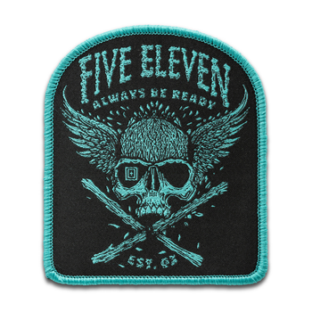 Нашивка 5.11 Tactical® Nature's Skull Patch Black