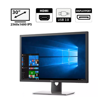 Монитор Dell UP3017 / 30" (2560x1600) IPS / 1x HDMI, 2x DP, 1x VGA, 4x USB 3.0 б/у