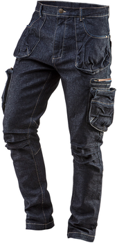 Штани робочі NEO Tools Denim 81-229 5 кишень L Сині (5907558439526)