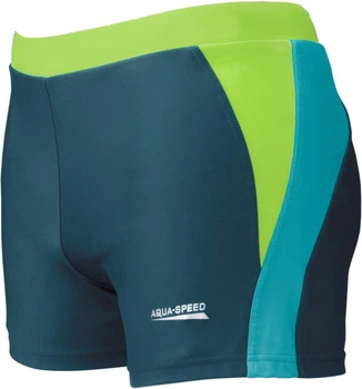 Плавки-боксеры для мужчин Aqua Speed DARIO 6250 голубой, зеленый, синий Мужские 3XL (94-102 см)