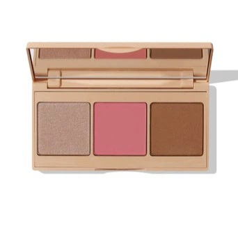 Контурная палитра 3в1: Румяна\ Хайлайтер и Бронзатор Cotton Delight Contour Palette Paese 9г Pink 01