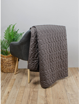 Покрывало Home Line Шоколад Евро 210x240 см Стеганое Микрофибра (178207)