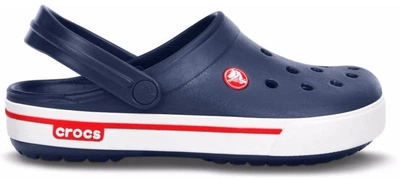 Кроксы Crocs Crocband Clog Relaxed Fit Color: Navy/Red 12836-485 US11 EU45 29CM
