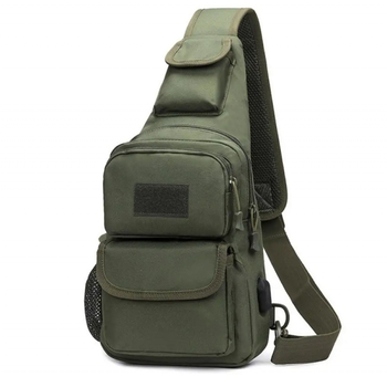 Тактическая сумка 5L khaki / универсальная/ военная/ плечевая