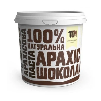 Арахисовая паста TOM 1000 грамм з чорним шоколадом