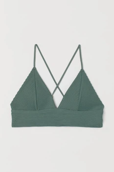 Купальный топ H&M 929321 38 хаки