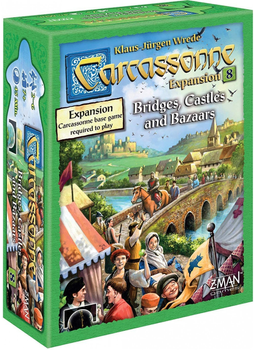 Доповнення до настільної гри Z-Man Games Carcassonne Bridges Castles and Bazaars Scandinavian (7350065321125)