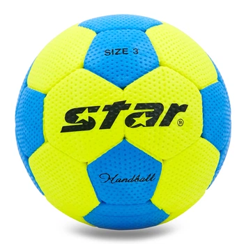 М'яч для гандболу STAR Outdoor JMC03002 PU блакитний-жовтий, размер №3
