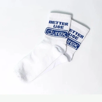 Носки Durex Rock'n'socks Unisex, Белые 36-44р.